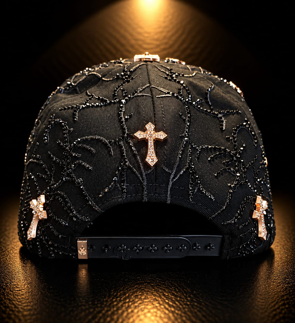 AB Hats "NY Thorned 24k Rose Gold"