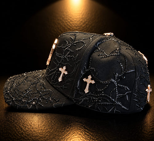 AB Hats "NY Thorned 24k Rose Gold"