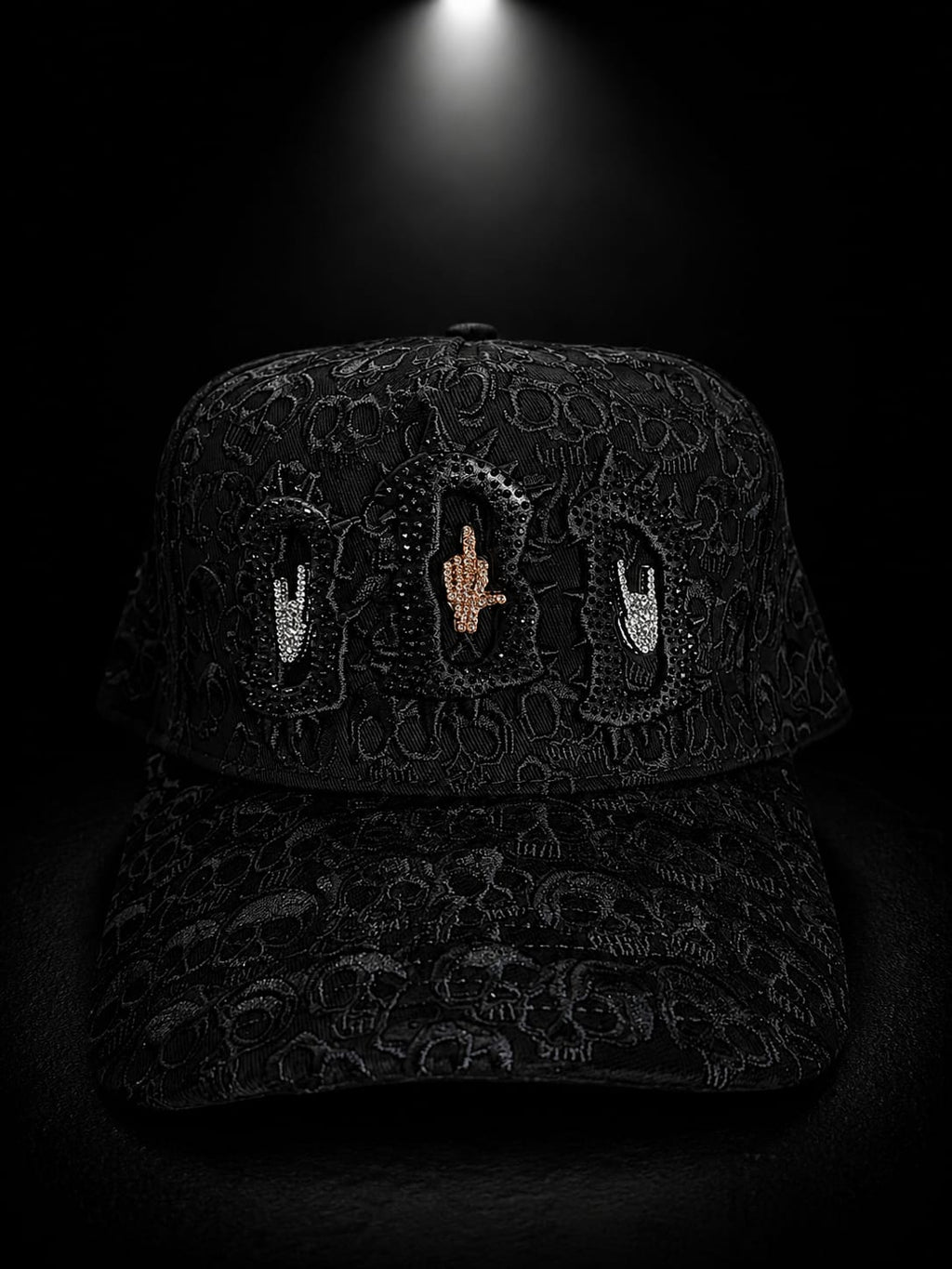 Barbas Hats "BBB Hand Skull"