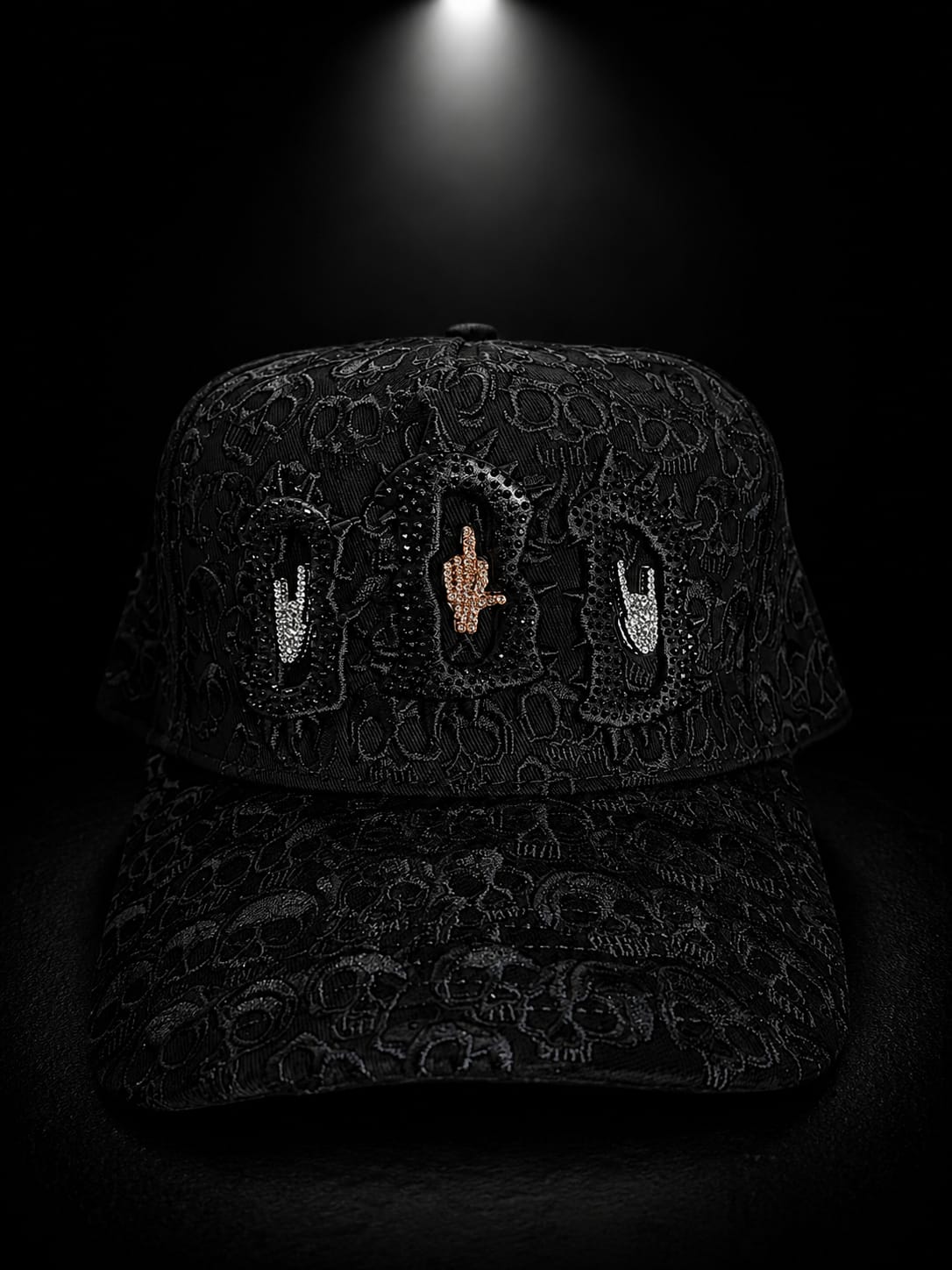 Barbas Hats "BBB Hand Skull"