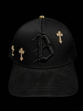 Barbas Hats B Cross 24k Rose Gold PLATED