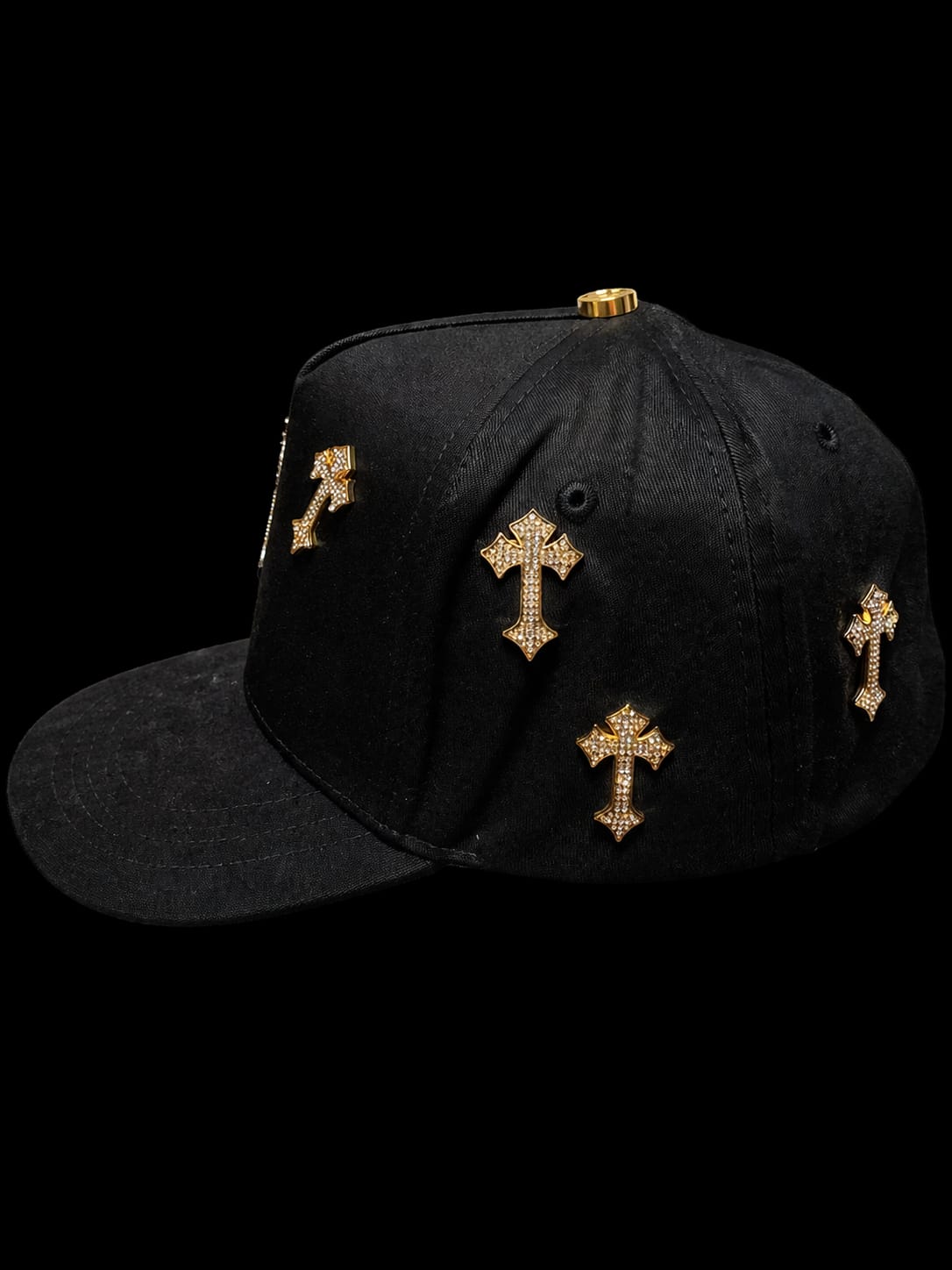 Barbas Hats B Cross 24k Rose Gold PLATED