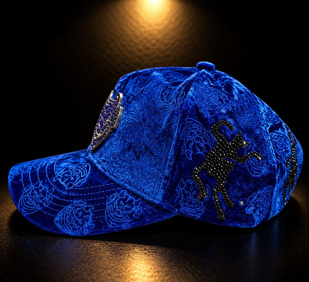 Chucky Hats "Lucifer Blue Velvet"
