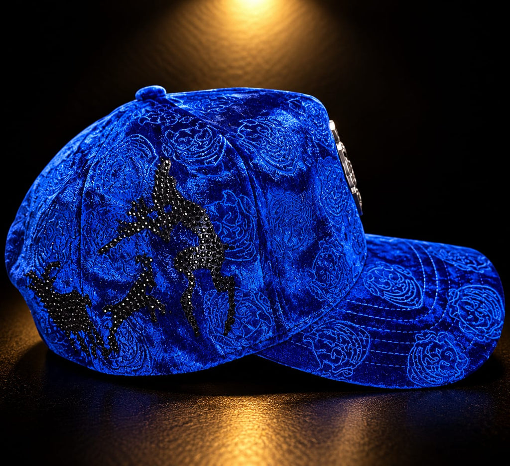 Chucky Hats "Lucifer Blue Velvet"