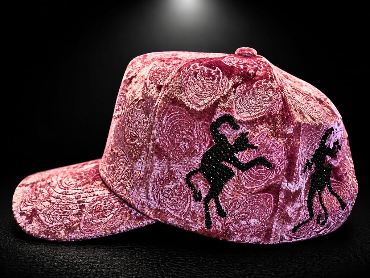 Chucky Hats "Lucifer Pink Velvet"
