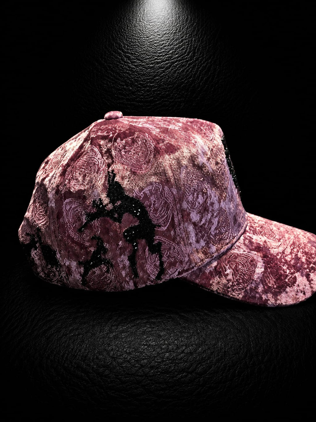 Chucky Hats "Lucifer Pink Velvet"
