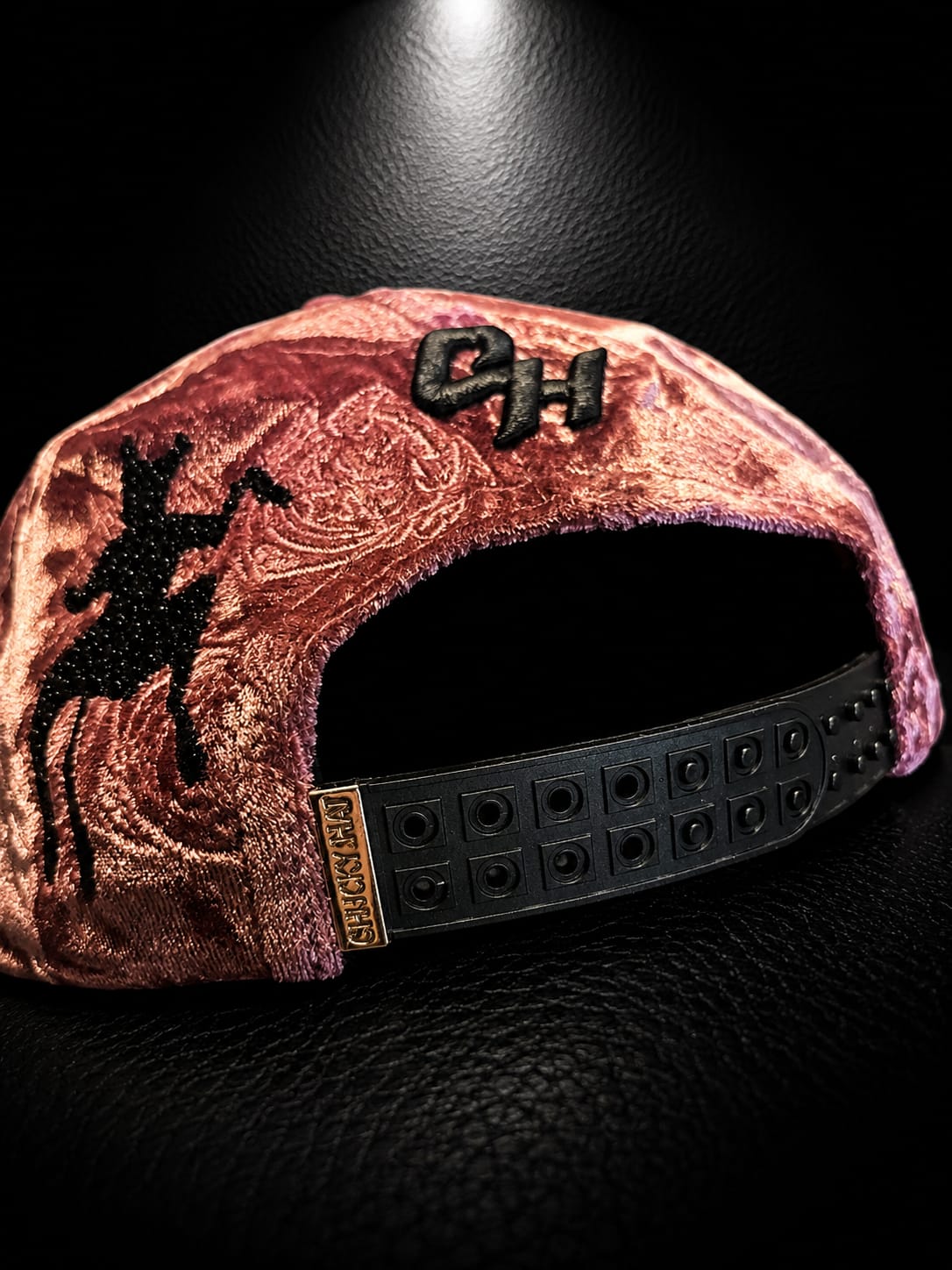 Chucky Hats "Lucifer Pink Velvet"
