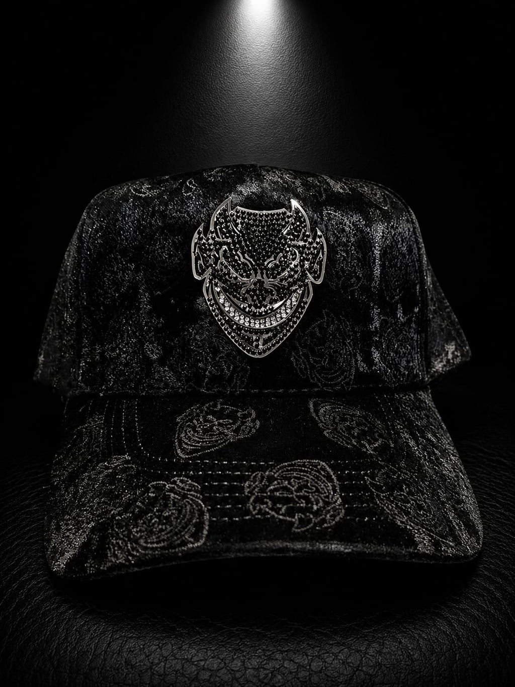 Chucky Hats "Lucifer Total Black Velvet"