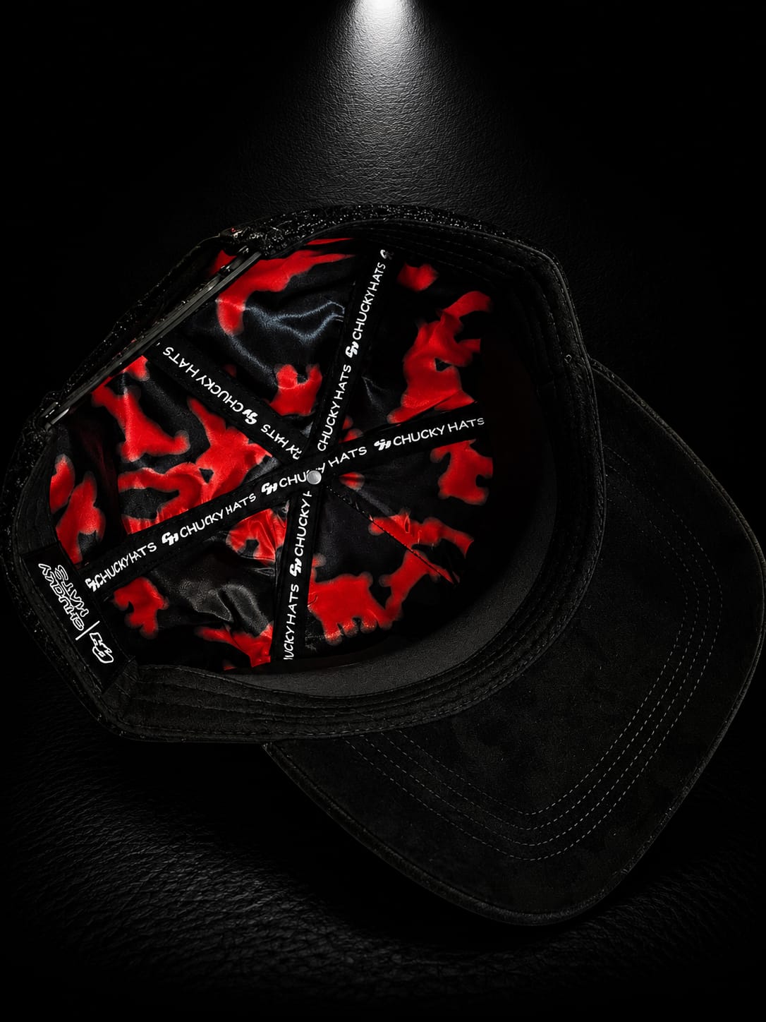 Chucky Hats "Lucifer Total Black Velvet"