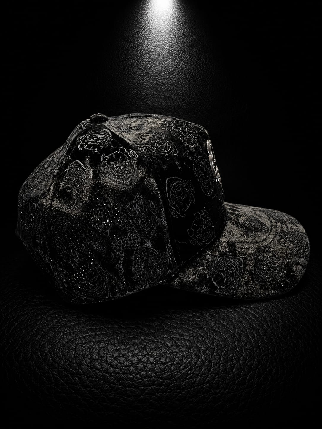 Chucky Hats "Lucifer Total Black Velvet"
