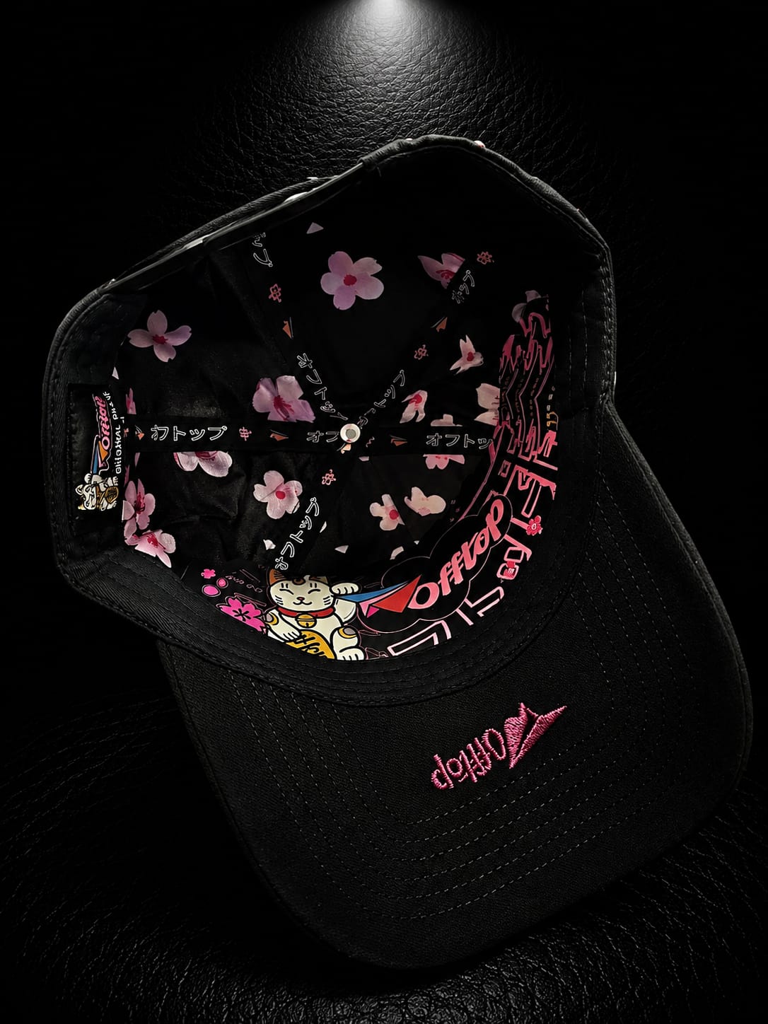 OffTop Caps "Sakura Black"