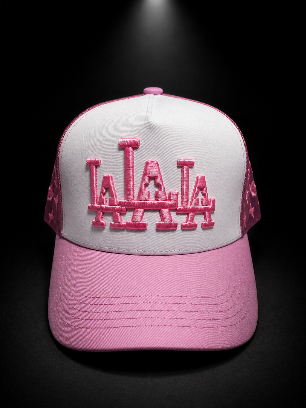 RUDE AWAKENINGS "LALALA PINK MONOGRAM"