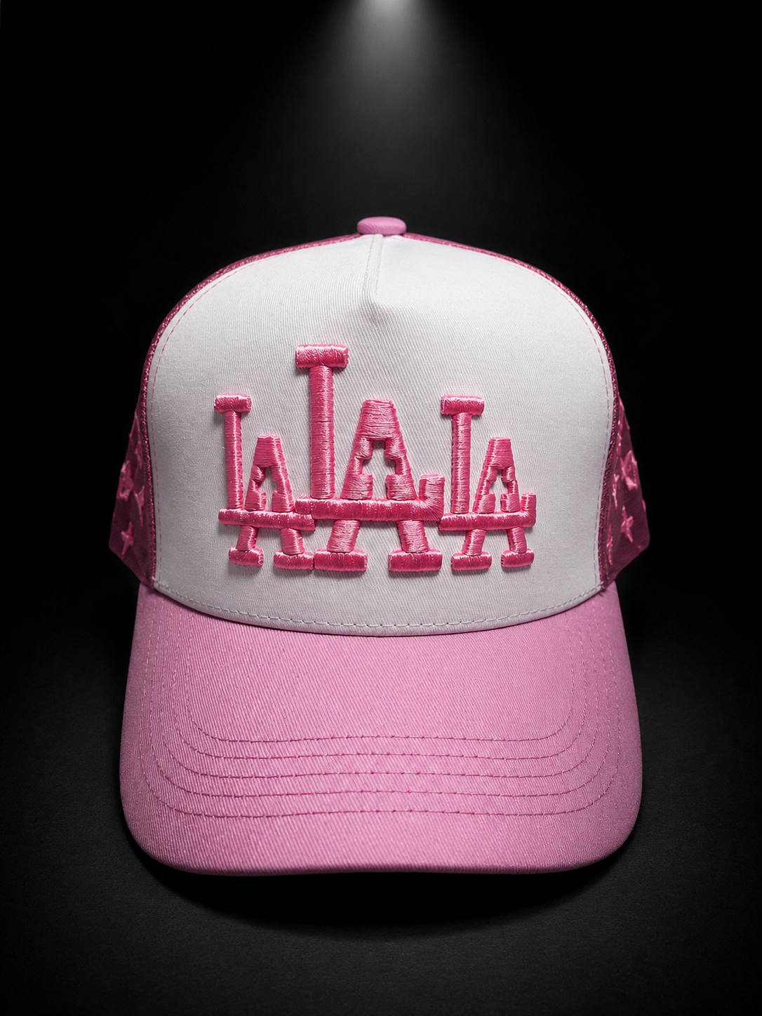 RUDE AWAKENINGS "LALALA PINK MONOGRAM"