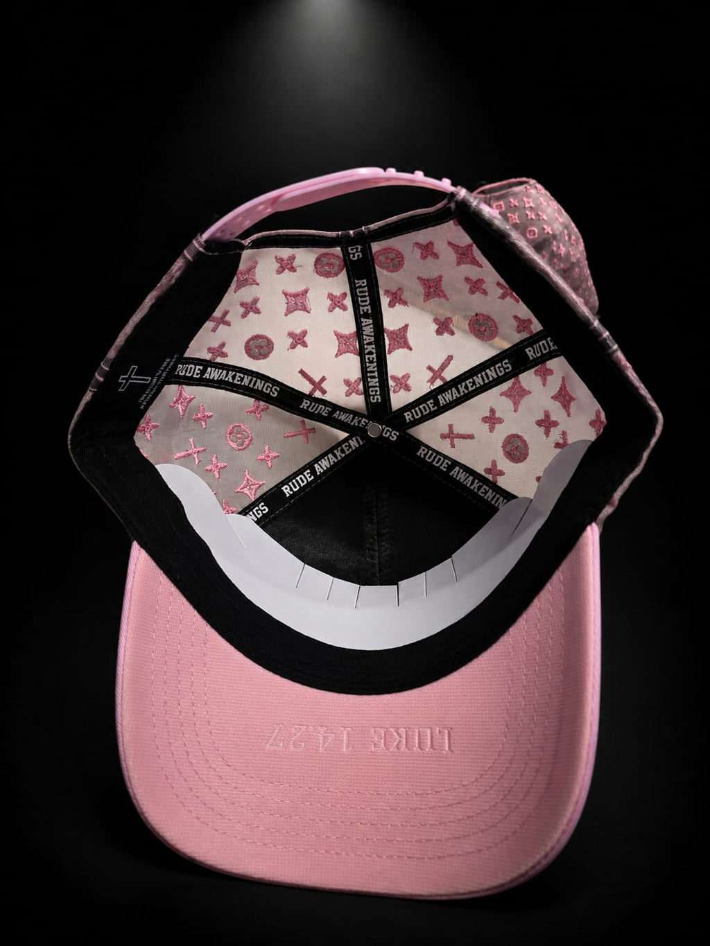 RUDE AWAKENINGS "LALALA PINK MONOGRAM"